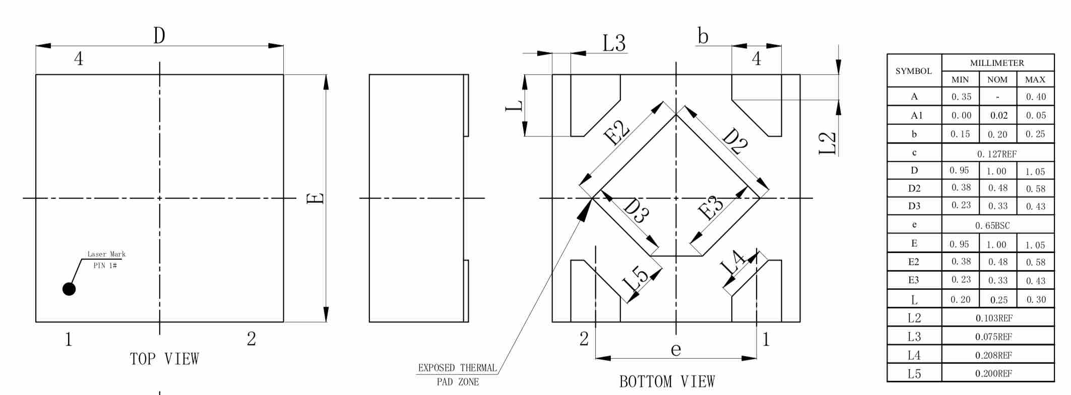 DFN1 * 1 ultra small package touch chip vm8211C
